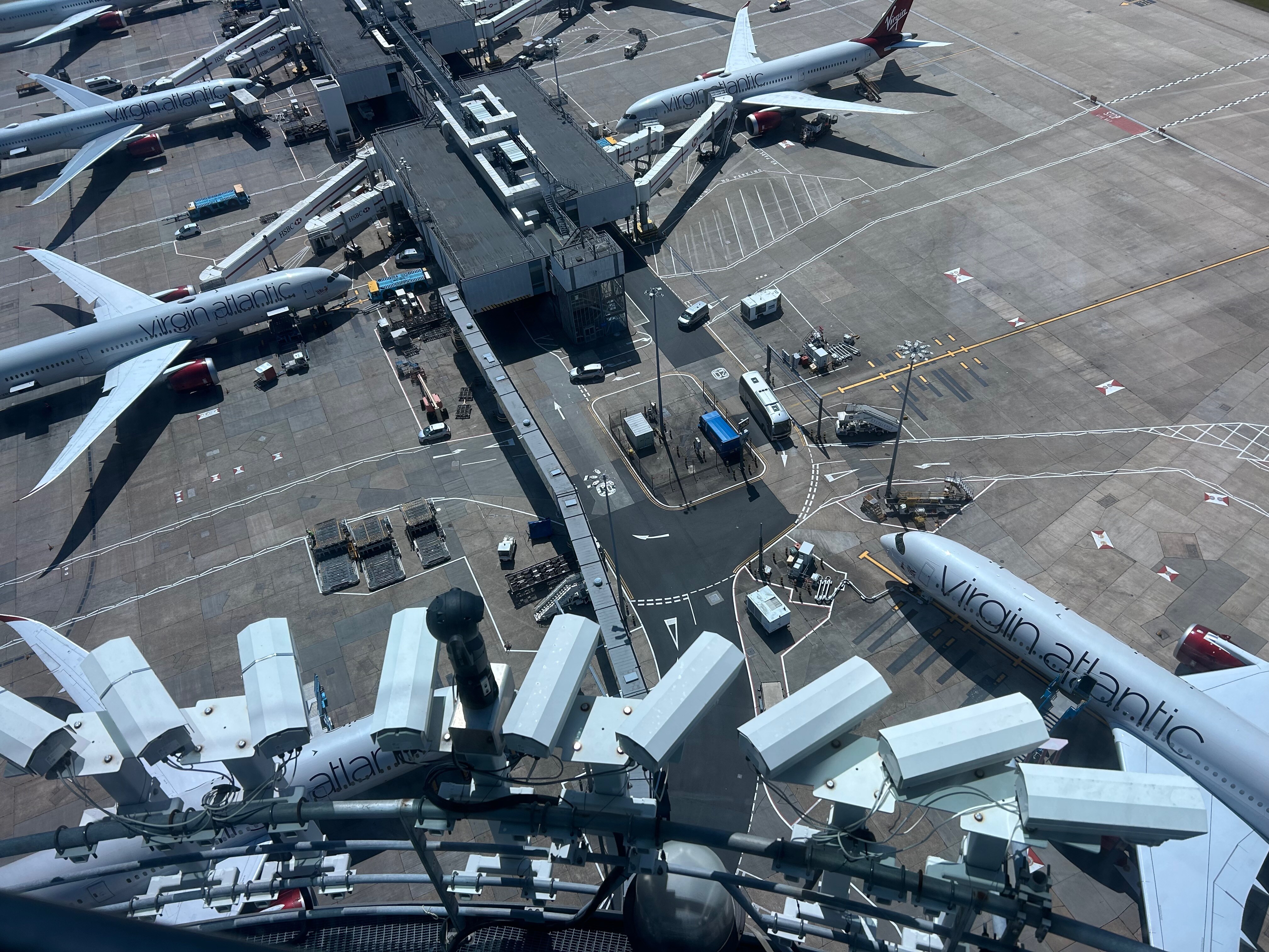 cameras on the tower